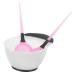 Lurrose 1 Set hair brush abs hair color brush bleach palette bowl set hairdressing tool hair dye bowl perm dyeing Hair Hair Dye Tools Hairdressing Brush supplies Hair Dye Coloring Kit