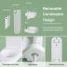 Chepl Electric Toothbrush Holder - 6-Piece Self-Adhesive Wall Bracket for Bathroom & Kitchen - No Drilling Needed - Buy Online on GoSupps.com