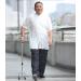 Crutches for Walking Adjustable Quad Cane with Wrist Strap Ergonomic Handle Mobility Aid for Elderly Seniors & Handicap for Tall 39-71in Silver/Gold/Brown Purposiveness - Buy Online on GoSupps.com