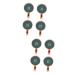 Alipis 8 Pcs Hook up Wall Mount Clothes Rack Punch- Hooks Robe Adhesive Wall Hook Call Hook Rack 6X4X1CMx2pcs Greenx2pcs