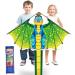 Dinosaur Kite for Kids Ages 3-12 | Easy-to-Fly Beach Kite with Handle and 328FT String - Buy Online on GoSupps.com