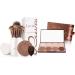 Make-up brushset Luvia Prime Vegan Pro & Luvia Contouring Palette-Prime Contour With Extra Easy Fixed Setting Powder Bronzer Contour Powder & Highlighter Make-up for every skin type Bundle with Contouring Pallet