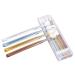 8 pieces cardboard tooth hygiene mouth hygiene plastic handle gift ideas tooth cleaning gift idea tooth plaster set toothbrush dental brushes poison ideas toothbrush adult floor travel