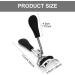 MovKZACV Professional Eyelash Curler - Long-Lasting Curling with 6 Silicone Pads & Spiral Brush | Pain-Free Design for 3D Effect - Black Silver - Buy Online on GoSupps.com