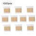 1000PCS Double Ended Cotton Swabs - Cotton Buds for Makeup Travel Ear Cleaning & Pets - Eco-Friendly Wooden Sticks - Buy Online on GoSupps.com