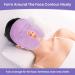 Newgo Grain Pillow Eye Mask for Sinus Pressure Relief | Hot-Cold Therapy Reusable Face Mask for Migraines Tension & Headaches | Washable Cover - Violet - Buy Online on GoSupps.com