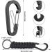 Shop LJFEA Paracord Keychain Set - 2 Pieces with Carabiner Hook | Perfect for Keys Bottles Camping & Outdoor Adventures - Buy Online on GoSupps.com