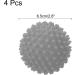uxcell 4pcs Reusable Laundry Dryer Balls - Vinyl Drying Balls | Reduce Wrinkles Static & Drying Time | Energy-Saving Fabric Softener - Grey - Buy Online on GoSupps.com