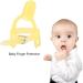 LIZEALUCKY Thumb Sucking Stop for Kids 0-3 Years - Adjustable Silicone Treatment Kit in Yellow - Buy Online on GoSupps.com