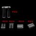 Zwindy 200 Transparent Plastic Glasses Plugs & 5 Glasses Repair Tools - Perfect for Borderless Glasses Fastening Accessories - Buy Online on GoSupps.com