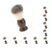 Set of 10 professional men's nylon shaving brushes style 1 10 pieces (style 1)