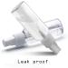 6 x 100ml Refillable Fine Spray Bottles - Transparent Plastic Atomizer for Travel Cosmetics & Kitchen - Buy Online on GoSupps.com