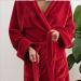 Buy Lumaland Luxury Microfiber Bathrobe with Hood for Women & Men - Red XXL | International Shipping Available - Buy Online on GoSupps.com