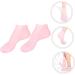 minkissy 3 Pairs Sock Exfoliating Titanium Ear Pick Beauty Care Essential Oil Silicone Gel Spa Moisturizing Cotton Gel Booties Moisturizing Heel Sleeves High Heel Cosmetic Sebs Pink Miss - Buy Online on GoSupps.com