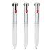 Sonew 3pcs Multi Functional Makeup Pen 4 in 1 Pressing Contour Defining Highlighting Pen for Woman Eyebrow Eyeshadow and Lip Design Eyebrow Contour Pen for Travel and Beauty Salon Use