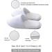 Buy Disposable Spa Shoes - 2 Pairs of Foldable White Hotel Slippers for Guests & Travel - Buy Online on GoSupps.com