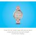 Garmin Lilyâ¢ Stylish Small Smartwatch Bright Touchscreen Display and Patterned Lens Cream Gold and Dust Rose Silicone Band - Buy Online on GoSupps.com