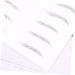 FOMIYES 2 Pairs Makeup Stencil Black Makeup Eyebrow Stickers Eye Brow Template The Lazy Natural 6d 1 count (Pack of 1) Black 003 - Buy Online on GoSupps.com