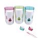 Lulullaby 3 piece of travel toothbrush heads toothbrush covers toothbrush holder with suction cup portable toothbrush heads toothbrushes protective cover for home travel camping at home outdoors