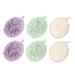 Hemoton 6pcs Bathing Accessories Body Wash Sponge Bathing Body Shower Loufah Sponge Bath Shower Loofah Sponge Bath Loofahs Bath Scrubber for Body Loofah Body Scrubber Mat
