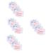 FOMIYES 8 Pairs Wrist Band Wrist Wraps Spa Wristbands Wrist Cuffs for Washing Face Headband for Washing Spa Hair Band Towel Wrist Scrunchies for Washing Face Child Cute Flannel Wash Belt