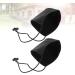 BESPORTBLE 2pcs Driving Shoe Heel Protectors - Wear Resistant Pads for Driver Gifts | Khaki Black - Buy Online on GoSupps.com