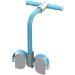 Abdominal Trainer - Sit-Up Equipment with 6 Tubes | Elastic Pull Rope & Resistance Band for Core Workout - Ab Shaper in Blue - Buy Online on GoSupps.com