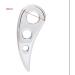 Verdant Touch Gua Sha Plate | Stainless Steel Scraping Massage Tool | Pain Relief & Therapy | 15cm - Buy Online on GoSupps.com