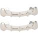 Irregular Hip Hop False Tooth Set Halloween Festival Hip Hop Tooth Decoration Accessory (Silver Color) - Buy Online on GoSupps.com
