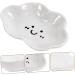 ABOOFAN 2pcs Clouds Sauce Dipping Bowl Small Serving Platter Soy Sauce Dishes Ketchup Packets Sauce Bowls Sauce Plate Bread Bowl Porcelain Dip Mini Bowls Accessories White Pinch Ceramics - Buy Online on GoSupps.com