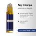 Nag Champa Essential Oil Roll-On Blend | 3 x 6ml / 3 x 0.2 Fl Oz | Nag Champa Essential Oil Blend | 3 x 10 ml / 3 x 0.33 Fl Oz | Made with Sandalwood, Jasmine, Ylang Ylang & Champa flower extracts | - Buy Online on GoSupps.com