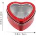 Tofficu 10pcs Chewing Gum Boxes Tinplate Empty Tin Wedding Party Supplies Container Bulk Small Box 6x5.9cm Red - Buy Online on GoSupps.com