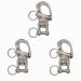 Long Buy 3Pack Swivel Eye Snap Shackle Quick Release Bail Rigging Sailing Boat Marine 316 Stainless Steel for Sailboat Spinnaker Halyard 2-3/4", silver