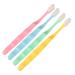 BUIFULSIC 4 pieces wangan hair toothbrush - friendly toothbrush teeth brushing toothbrush toothbrush travel toothbrush toothbrush for the oral care man