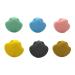 24pcs Mini Cute Silicone Shell Bead Animal Silicone Shellfish Bead for DIY Beading Mom Necklace Pendant Accessories (Mix Color 24pcs) Mix Color 12pcs
