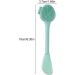 Rongweiwang Silicone Facial Cleansing Brush - Exfoliating & Massaging Double Head Brush for Deep Cleansing - Green - Buy Online on GoSupps.com