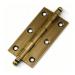 Door Hinge 5 Pcs Antique Brass Decorative Cabinet Hinges Kitchen Cupboard Door Butt Hinges Door Lock Accessories (Size : 2.5 inch) (3 Inch)