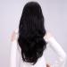 Premium Black 11# Hair Extensions for Women - 61cm Long Corrugated Clip-In - Japanese Kan Kalion Synthetic Fibers - 210g - Buy Online on GoSupps.com