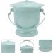 Portable Urination Portable Bedpan Urine Pot Toilet: Bedside Spittoon with Lid Indoor Night Spittoon Elderly Pee Pot Home Urine Bucket for Old People Sky Blue Female Urinal(Sky-blue) - Buy Online on GoSupps.com