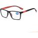 Buy Iynwbjts Anti-Blue Light Bifocal Reading Glasses - Portable 2.50 Black Frame with Blue Legs for Seniors - Ideal for Remote Reading - Buy Online on GoSupps.com