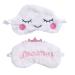 EleCharm Plush Sleeping Masks 2 Pack Soft Animal Design Eye Blindfold Snoring Masks for Kids Women Travel Party Eye Cover (Princess Pink)