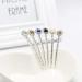 Lurrose 6Pcs Rhinestone Hair Clips Set - Diamond Bobby Pins for Rhinestone Bangs (White Blue Black Champagne Crystal Yellow Pearl) - Stylish Hair Accessories - Buy Online on GoSupps.com