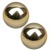 Magiclulu 2 pieces brass exercise ball metal handball hand exercise metal balls hand massage ball outdoor hand massage devices metal metal massage balls portable massage balls hand fitness balls