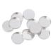 Gwxevce 10pcs Empty Eyeshadow Palette Powder Pans Pot Storage Responding to Magnets Makeup Pans Silve