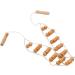 Premium Wooden Massage Roller - Back Massager Tool for Neck Legs & Body | Enhance Relaxation & Relieve Pain - Buy Online on GoSupps.com