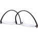 REAVEE 3 Pack Half Frame Reading Glasses with Portable Case - Thin Lightweight Readers Spring Hinged - Black/Blue/Brown 2.0 - Buy Online on GoSupps.com