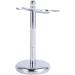 Angrek Deluxe Razor & Brush Stand - Fashionable Aluminum Shaving Set Holder for Safety Razors & Brushes (4 Types) - Buy Online on GoSupps.com