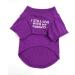 Junhouse Bulldog Clothes Pet Clothing Puppy T-shirt Spring Summer Soft Comfy Breathable Quick Dry Dog Outfit Pullover For Small Medium Large Puppy Dogs (L Purple) L Purple - Buy Online on GoSupps.com