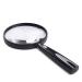 Handheld Magnification Reading Magnifier 4X Lenses Reading HD Optical Mirror for The Elderly Black Made in China