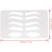  YUYTE Eyebrow Lip Stencil Eyebrow Lip Stencil Beginner Reusable Makeup Eyebrow Lip Template Microblading Supplies for Men Women Fits Eyebrow and Lip Shape for Easy Positione - Buy Online on GoSupps.com